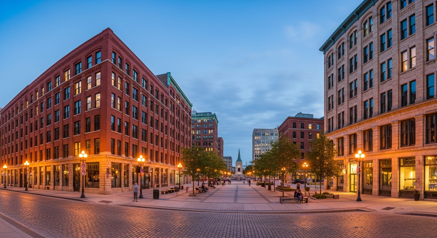 Exchange District neighbourhood in Winnipeg