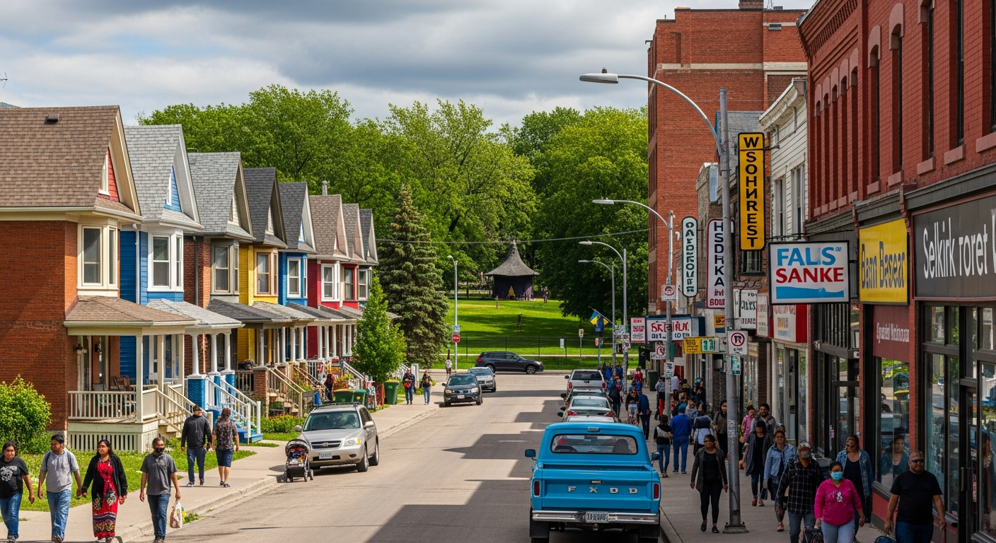 North End neighbourhood in Winnipeg