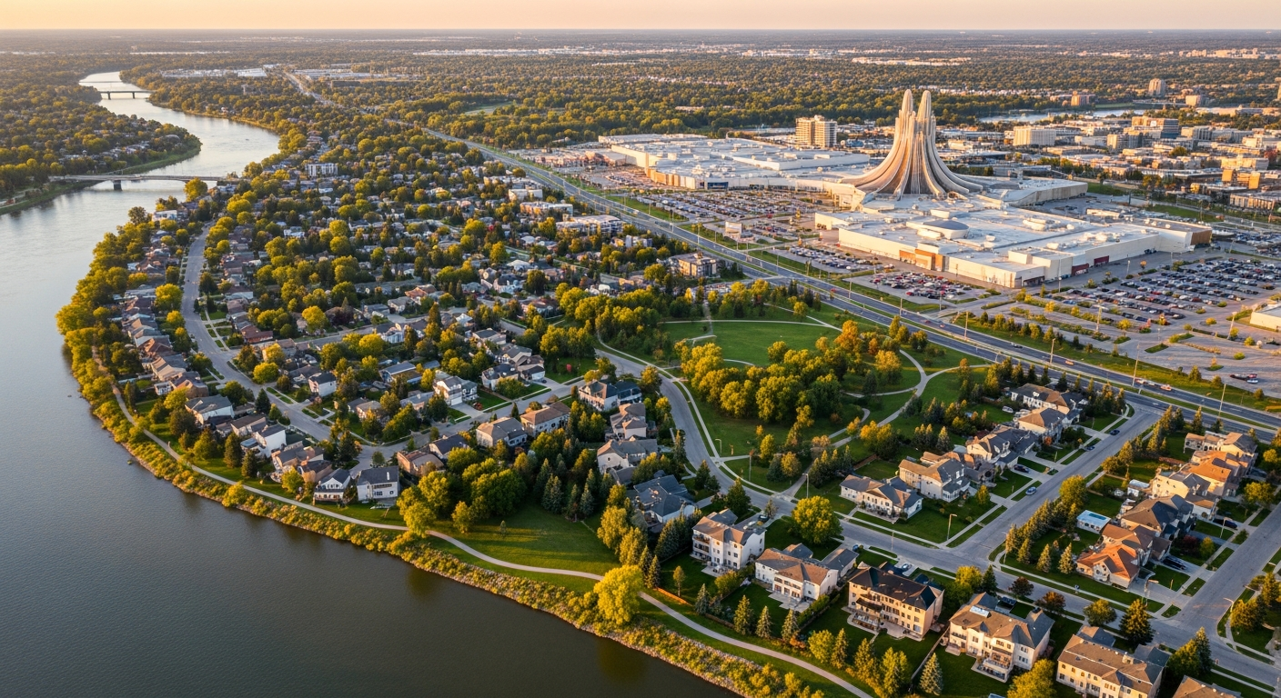 St. Vital neighbourhood in Winnipeg