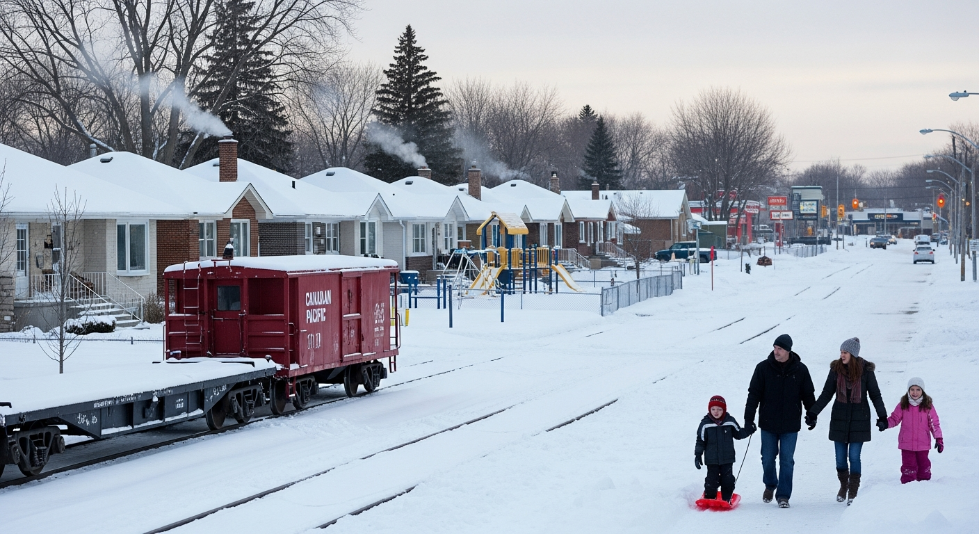 Transcona neighbourhood in Winnipeg