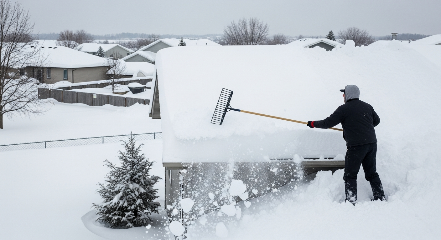 Roof Snow Removal in Winnipeg: When, Why, and How to Do It Safely